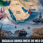 Dagaalka Bariga Dhexe Iiraan Hormuz iyo Bab al-Mandab