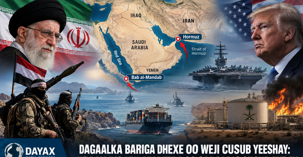 Dagaalka Bariga Dhexe Iiraan Hormuz iyo Bab al-Mandab